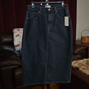 DENIM LONG SKIRT